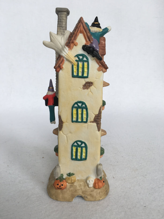 Halloween Lighted Porcelain Castle