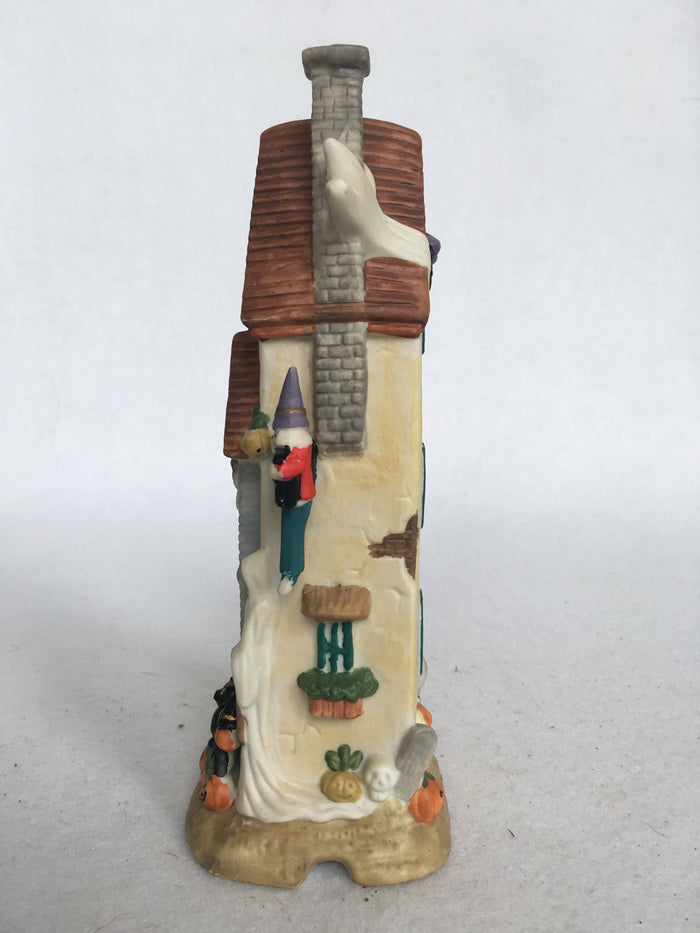 Halloween Lighted Porcelain Castle