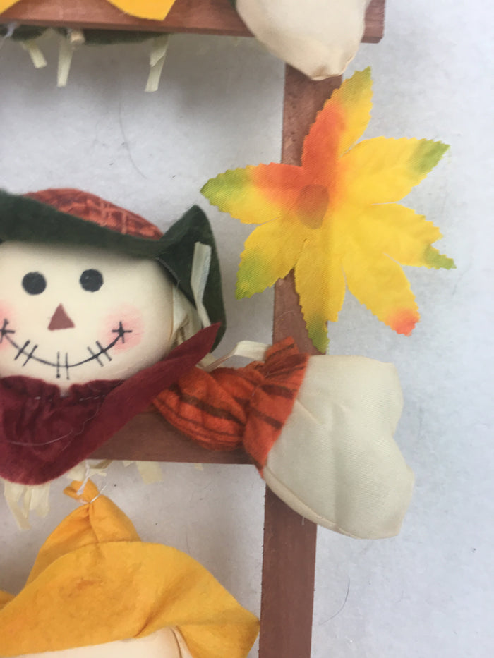 Harvest 3 Scarecrow Welcome Wall Hanging