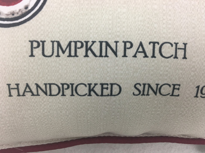 Harvest Indoor or Outdoor Truck Carrying Farm Fresh Pumpkins Pillow