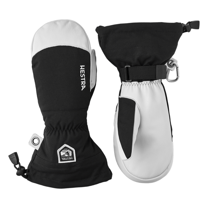 Hestra Men's Leather Heli Ski Mitt Black - Comor - Go Play Outside
