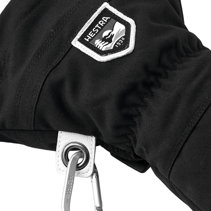 Hestra Men's Leather Heli Ski Mitt Black - Comor - Go Play Outside