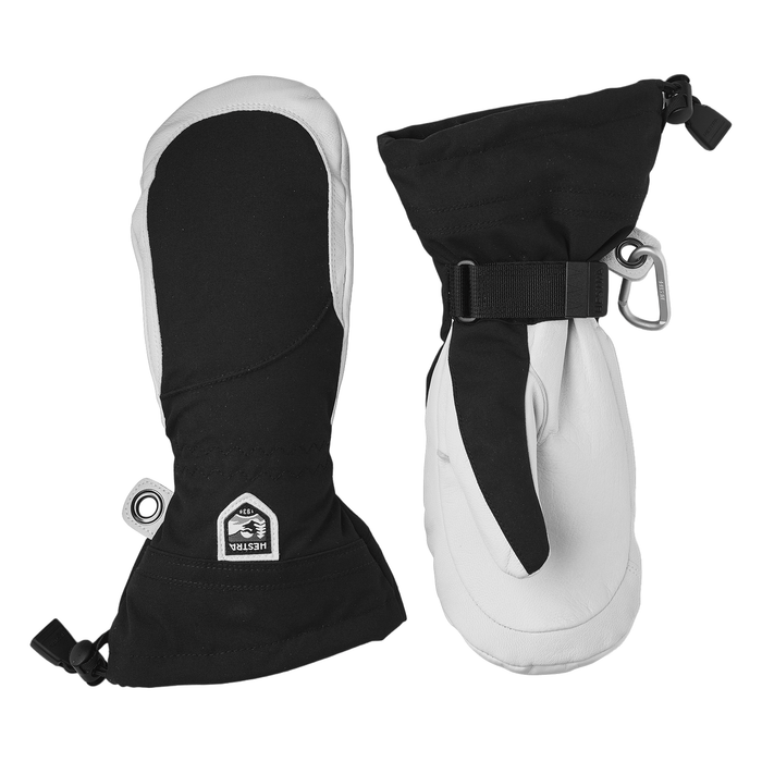Hestra Women's Heli Ski Mitt Black/Off White - Comor - Go Play Outside