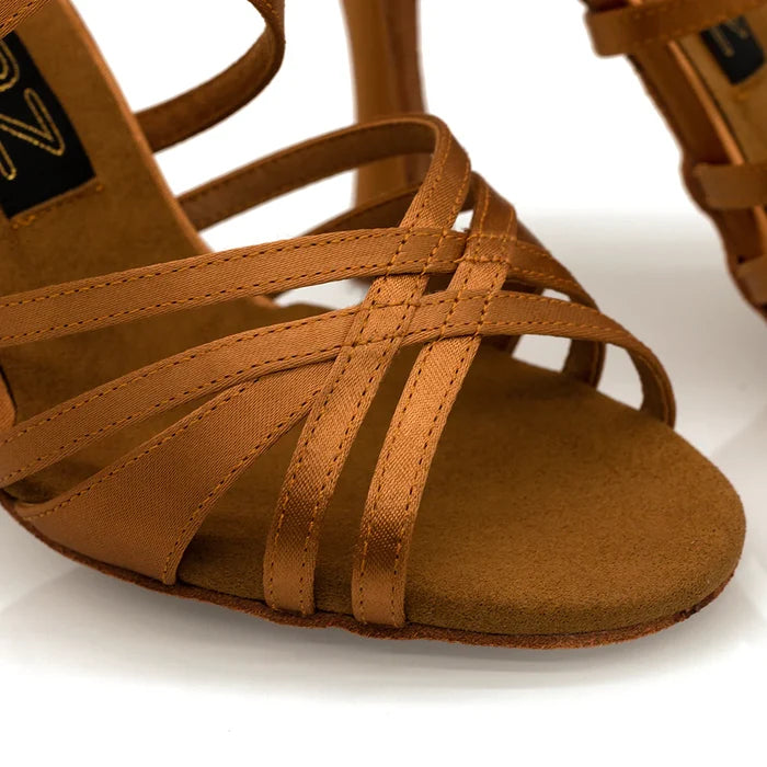 Kira - Tan Latin and Ballroom Dance Shoes