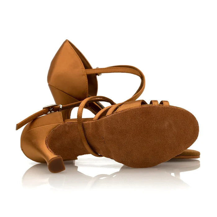 Kira - Tan Latin and Ballroom Dance Shoes