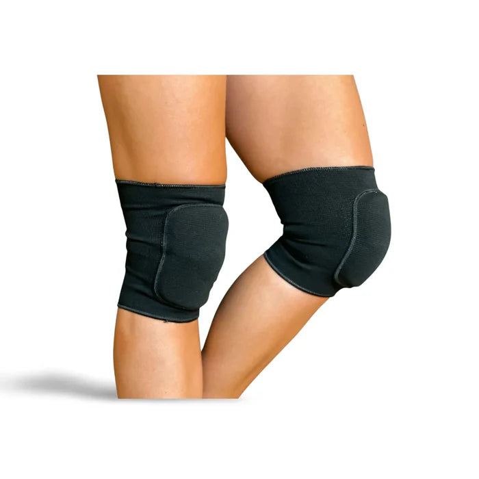 Dance knee pads with cushioned protection