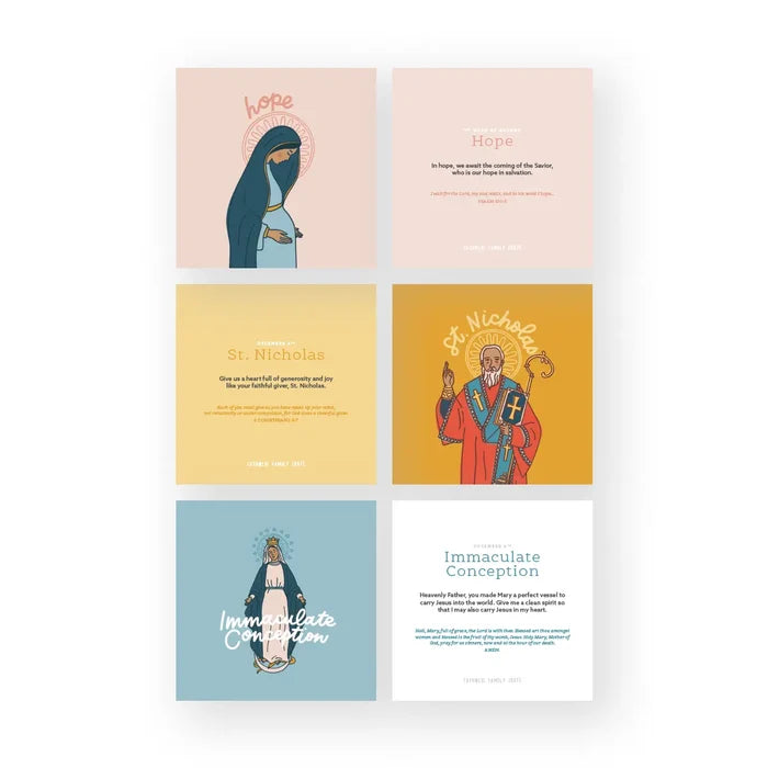 Liturgical Meditation Cards - Advent