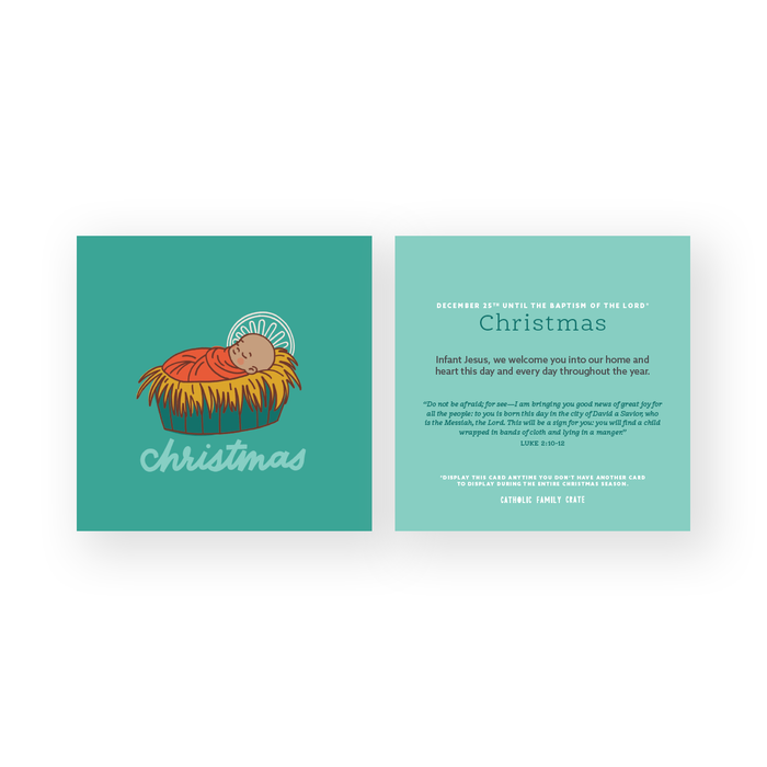 Liturgical Meditation Cards - Christmas