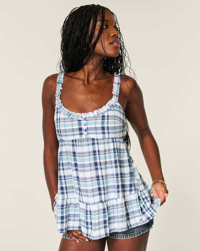 blue plaidpatternb544 / XL