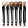 Mandotos Luxaza shimmering neutral brown eyeshadow sticks set with six versatile shades for stunning eye looks.