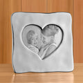Mariposa Aluminum Photo Frame, Open Heart