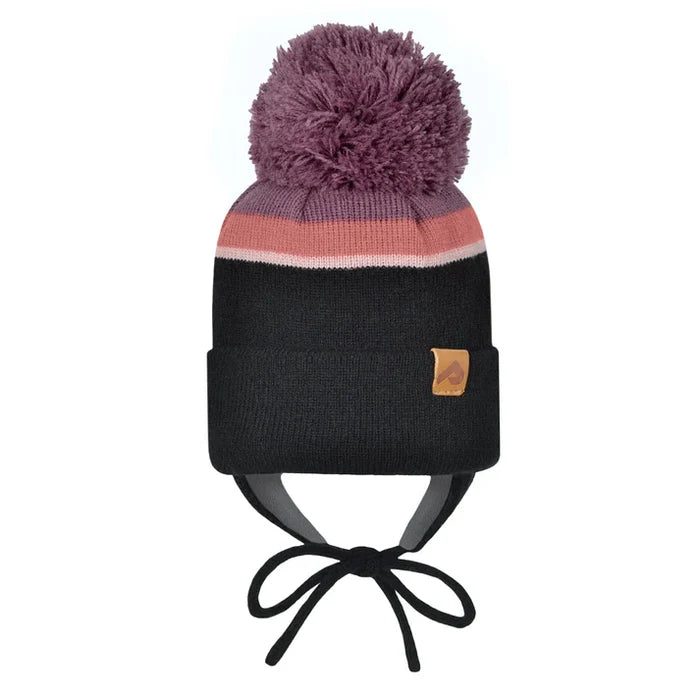 Mauve Tuque With Ear Flaps