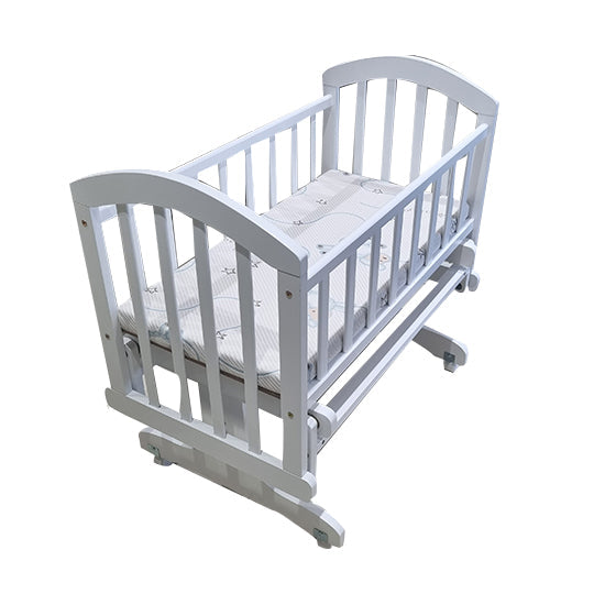 Maxine Baby Cradle, angled view
