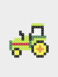 Micro Waffle Tractor 150 Pieces