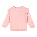 Milan Classic Ruffle Knit Baby Pullover Sweater with Bobbles