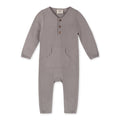 Milan Knit Kangaroo Pocket Baby Jumpsuit Coverall