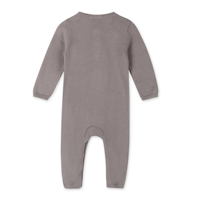 Milan Knit Kangaroo Pocket Baby Jumpsuit Coverall