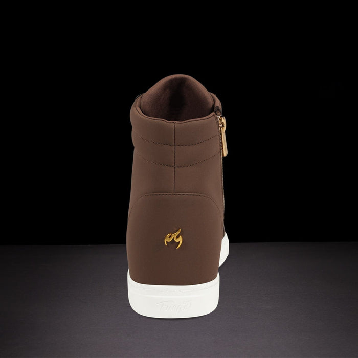 Mocha wedge Fuego dance shoes