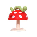 Mushroom teething rattle