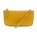 Mustard Quilted Mini Crossbody Wristlet Clutch - Posh West Boutique
