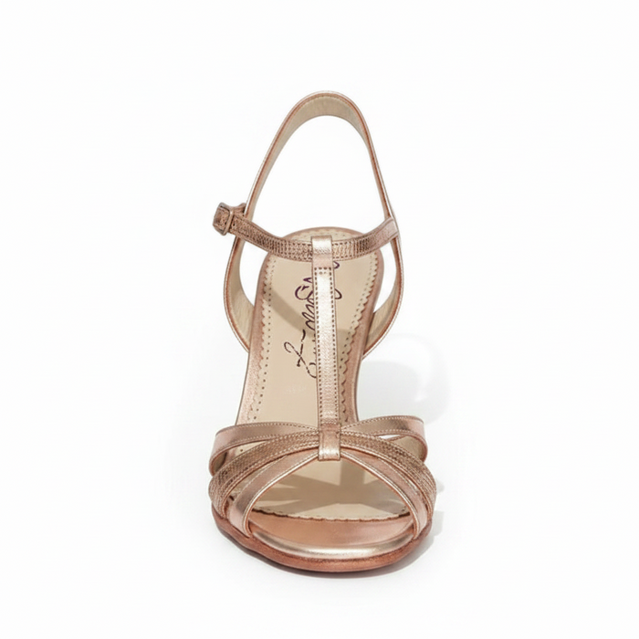 NEO copper snake texture tango shoes