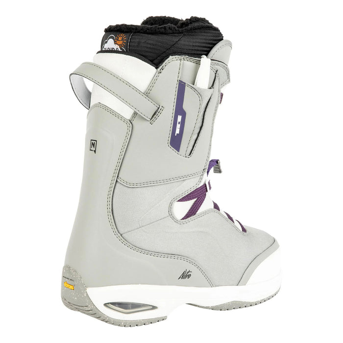 Nitro Women's Faint TLS Snowboard Boots 2024 Grey/Purple