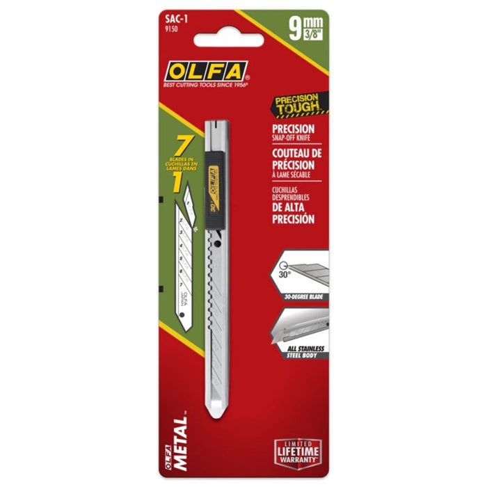 Notion - Stainless Steel Graphics Knife 9mm  OLFSAC-1