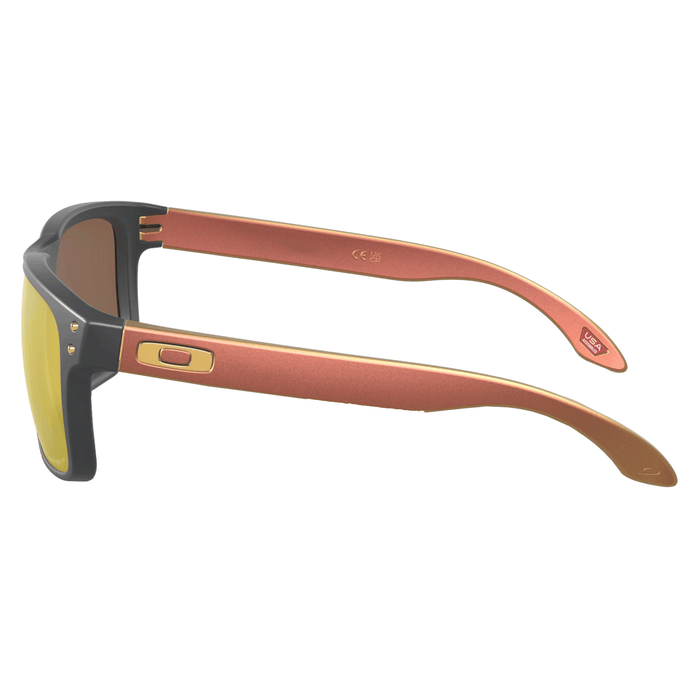 Oakley Holbrook Sunglasses Matte Carbon/Prizm 24K Polarized - Comor - Go Play Outside