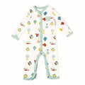 Organic Cotton Coverall Romper for Babies - Veggie Salad by Viverano