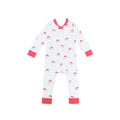 Pastel Santa Blue Baby Boy PJ Pajamas
