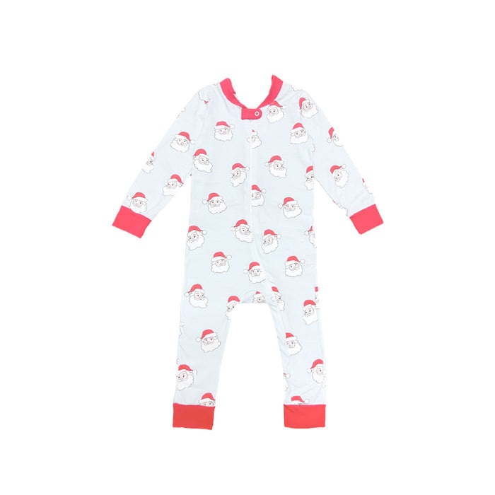 Pastel Santa Blue Baby Boy PJ Pajamas