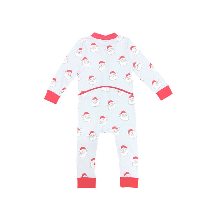 Pastel Santa Blue Baby Boy PJ Pajamas