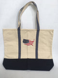 Patriotic Canvas Tote