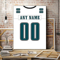 Philadelphia Jersey Custom Canvas Print Wall Art for Boy Girl Men Women Football Personalized Canvas Art