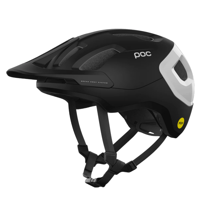 POC Axion Race MIPS Helmet Uranium Black Matt/Hydrogen White - Comor - Go Play Outside