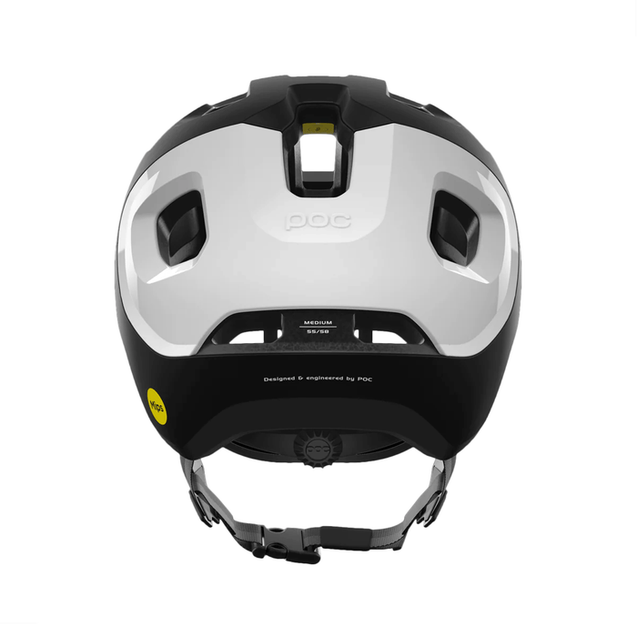 POC Axion Race MIPS Helmet Uranium Black Matt/Hydrogen White - Comor - Go Play Outside
