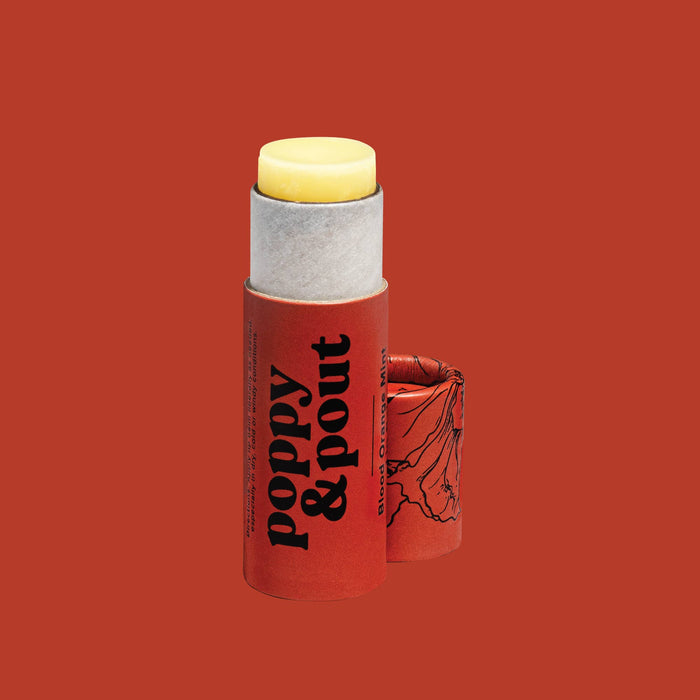 Poppy & Pout Blood Orange Mint Lip Balm