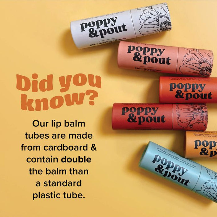 Poppy & Pout Blood Orange Mint Lip Balm