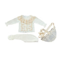 Portia 3-piece White knitted set