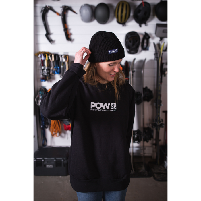 POW Canada Logo Beanie Black