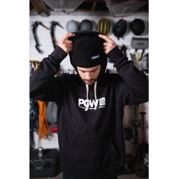 POW Canada Logo Beanie Black