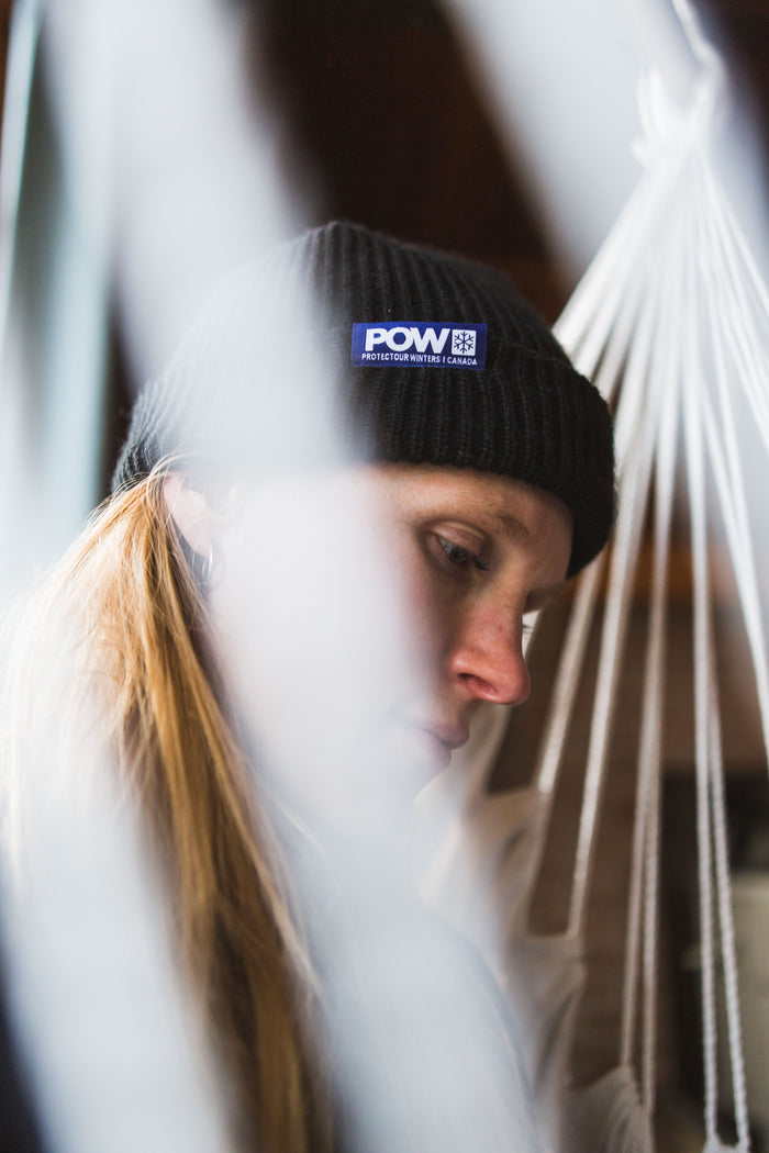 POW Canada Logo Beanie Black
