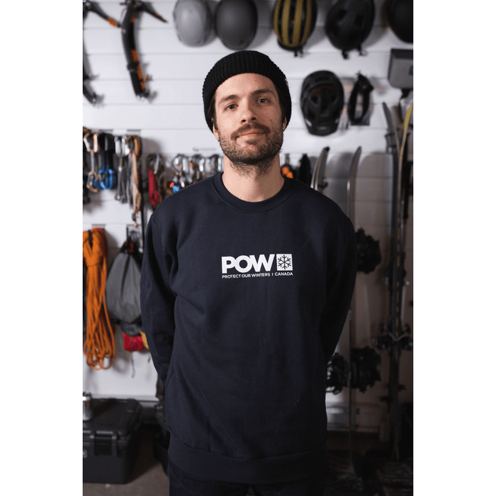 POW Canada Logo Crew Navy - Comor - Go Play Outside