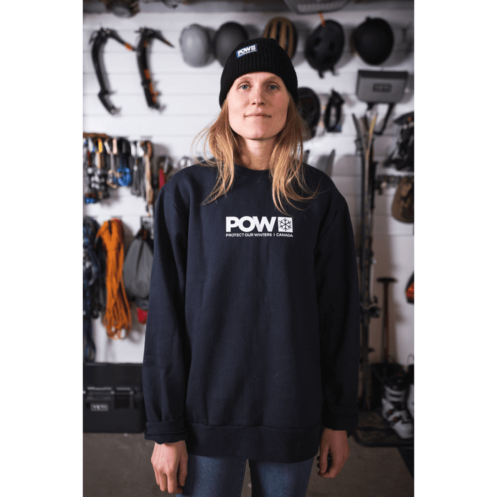POW Canada Logo Crew Navy - Comor - Go Play Outside