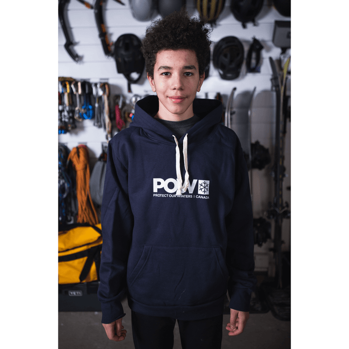 POW Canada Logo Hoodie Navy - Comor - Go Play Outside