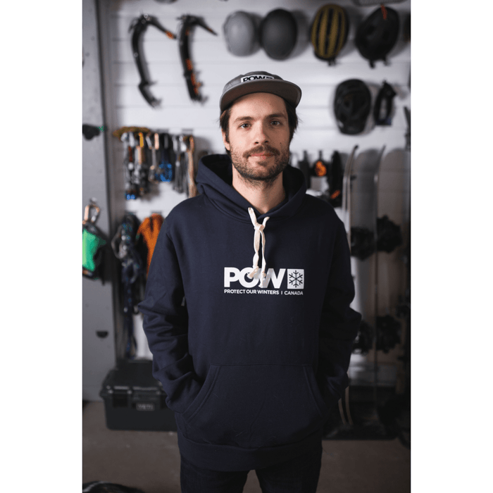 POW Canada Logo Hoodie Navy - Comor - Go Play Outside