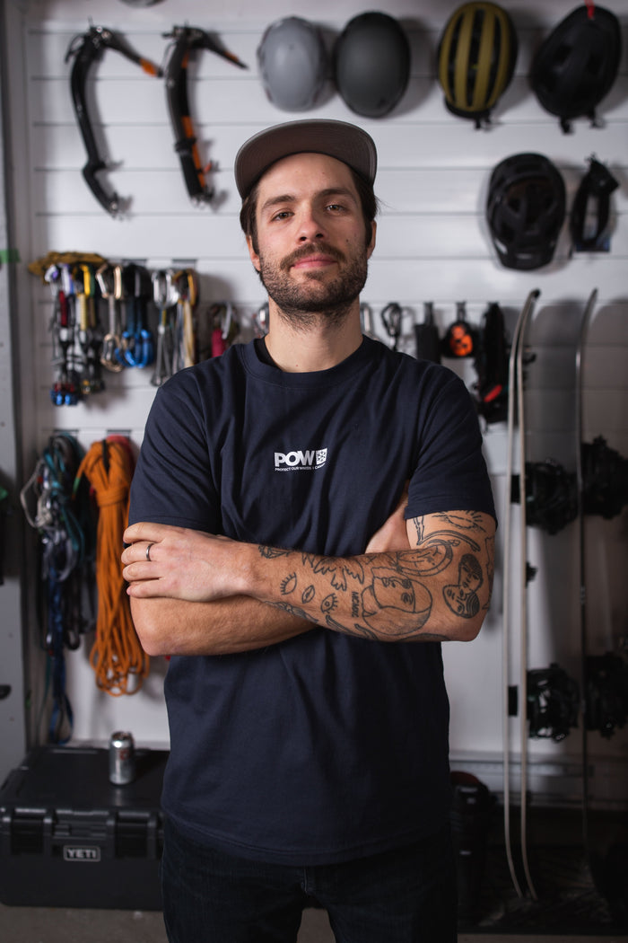 POW Canada Logo T-Shirt Navy - Comor - Go Play Outside