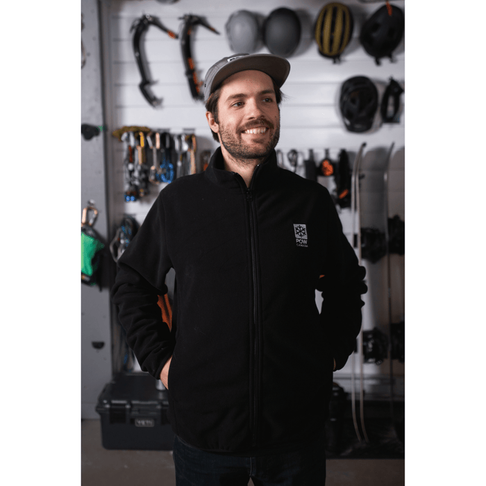 POW Canada Snowflake Fleece Black - Comor - Go Play Outside