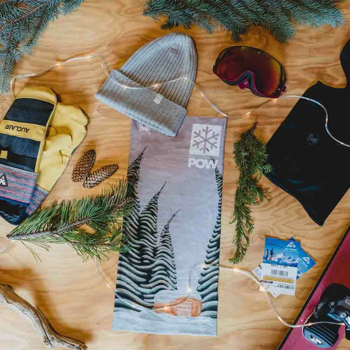 POW Canada x Buff Original Neck Warmer Snowy Cabin (Online Exclusive) - Comor - Go Play Outside