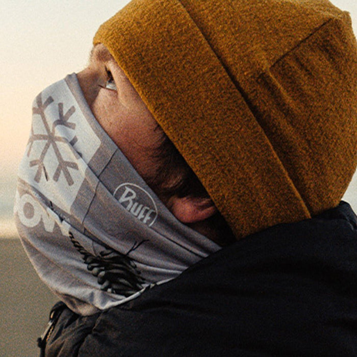 POW Canada x Buff Original Neck Warmer Snowy Cabin (Online Exclusive) - Comor - Go Play Outside